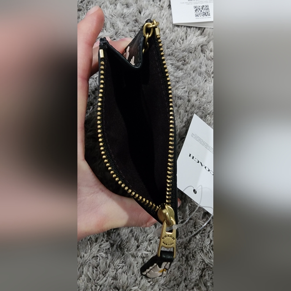 Coach Mini Skinny Id Case With Floral Print - Picture 6 of 7